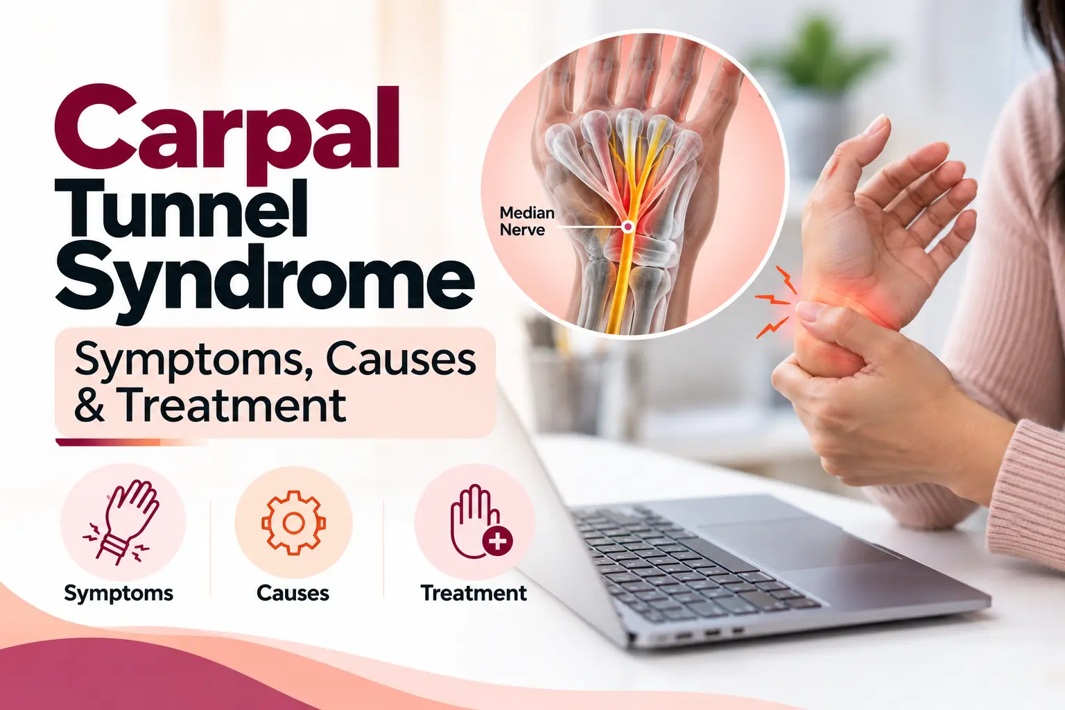 Carpal Tunnel Syndrome: Symptoms, Causes, Treatment and Prevention